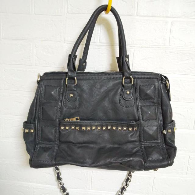 レア【Twisty】PUNK-ROCK鋲スタッズ付きbag&ASH&DIAMONDSブレス(新品) < 女性ファッション  レア【Twisty】PUNK-ROCK鋲スタッズ付きbag&ASH&DIAMONDSブレス(新品) < 女性ファッションの