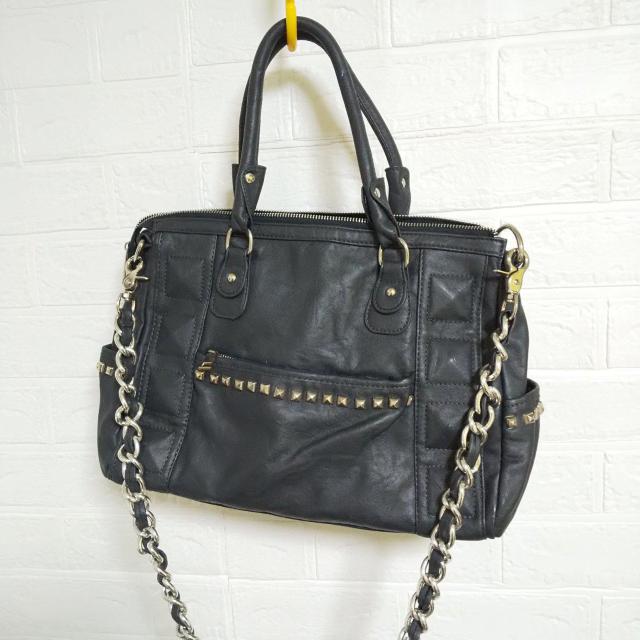 レア【Twisty】PUNK-ROCK鋲スタッズ付きbag&ASH&DIAMONDSブレス(新品) < 女性ファッション  レア【Twisty】PUNK-ROCK鋲スタッズ付きbag&ASH&DIAMONDSブレス(新品) < 女性ファッションの