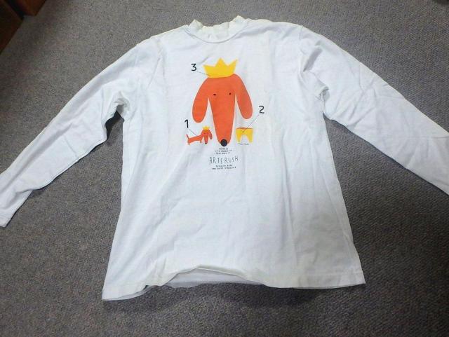 ◆ロングTシャツ メンズ ロンT 長袖Tシャツ 犬 中古品 < 男性ファッション  ◆ロングTシャツ メンズ ロンT 長袖Tシャツ 犬 中古品  < 男性ファッションの
