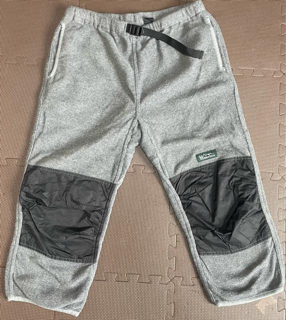 MANASTASH マナスタッシュ 七分丈 フリースパンツ サイズL グレー アウトドア キャンプ スノーボード 登山 防寒 男性 < レジャー/スポーツ MANASTASH マナスタッシュ 七分丈 フリースパンツ サイズL グレー アウトドア キャンプ スノーボード 登山 防寒 男性 < レジャー/スポーツの