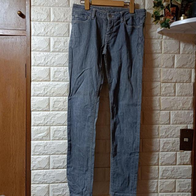 USED★VIS★グレー系微ストレッチスリムデニム/M < 女性ファッション  USED★VIS★グレー系微ストレッチスリムデニム/M  < 女性ファッションの