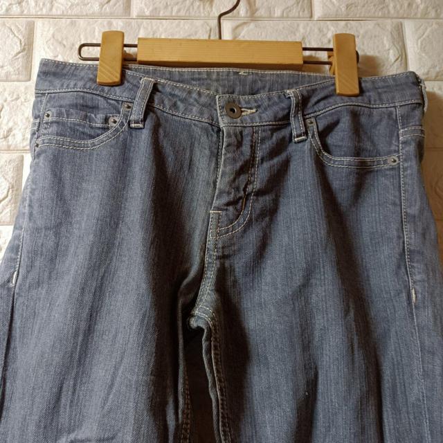 USED★VIS★グレー系微ストレッチスリムデニム/M < 女性ファッション  USED★VIS★グレー系微ストレッチスリムデニム/M < 女性ファッションの