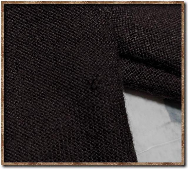 ソニアリキエル ラインストーン付きニットカーディガン 濃茶☆やや難 < ブランド  ソニアリキエル ラインストーン付きニットカーディガン 濃茶☆やや難 < ブランドの