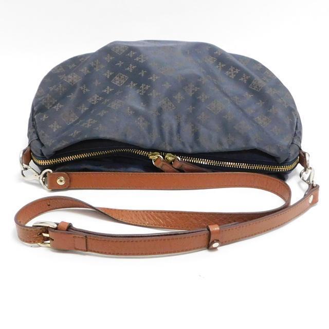 1000円 正規 russet ラシット ショルダーバッグ ボディクロスバッグ 紺系 モノグラム 日本製 破けなし < ブランド 1000円 正規 russet ラシット ショルダーバッグ ボディクロスバッグ 紺系 モノグラム 日本製 破けなし < ブランドの