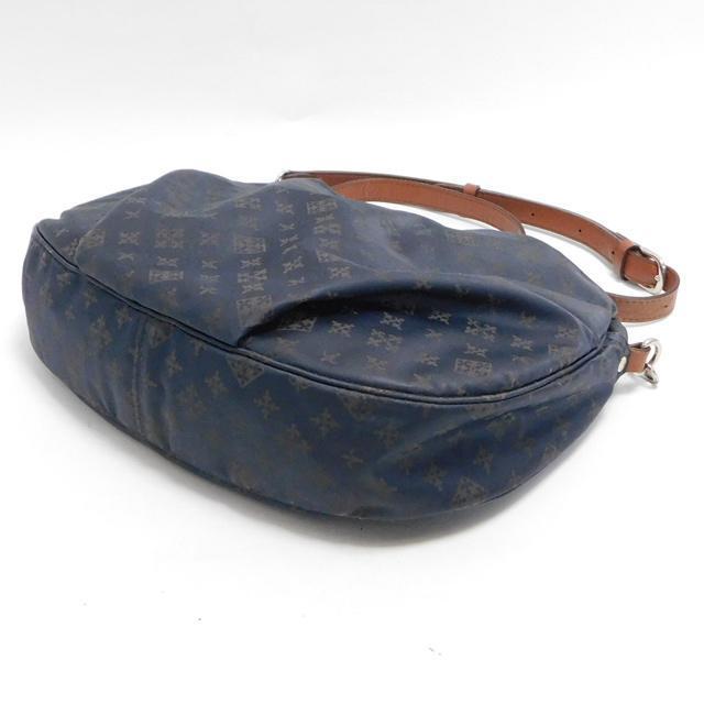1000円 正規 russet ラシット ショルダーバッグ ボディクロスバッグ 紺系 モノグラム 日本製 破けなし < ブランド 1000円 正規 russet ラシット ショルダーバッグ ボディクロスバッグ 紺系 モノグラム 日本製 破けなし < ブランドの