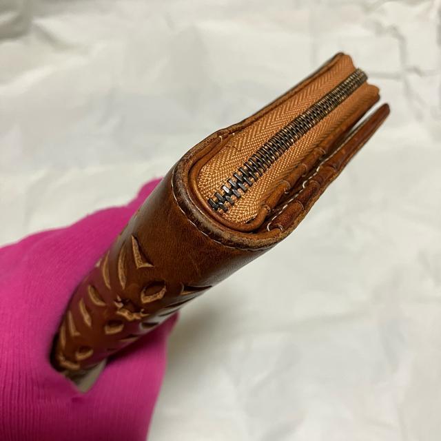 【genten / ゲンテン】 カットワーク / L字ファスナー レザー 長財布 < ブランド 【genten / ゲンテン】 カットワーク / L字ファスナー レザー 長財布 < ブランドの