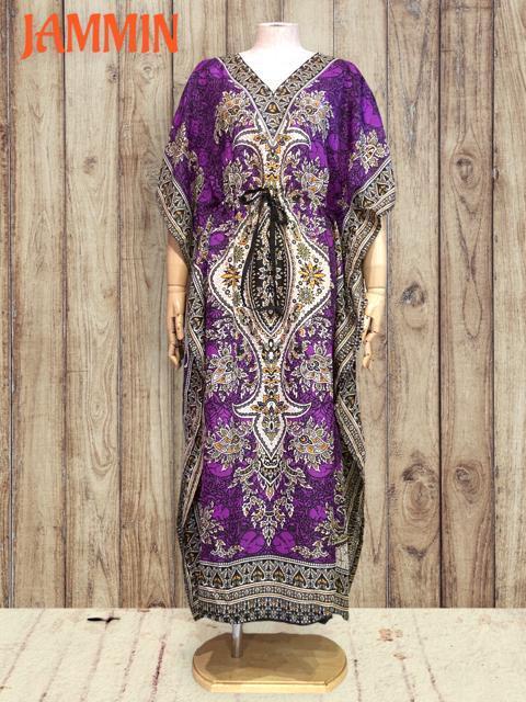 アジアンペーズリー柄ロングワンピ パープル 紫 アジアン エスニック ヒッピー < 女性ファッション アジアンペーズリー柄ロングワンピ パープル 紫 アジアン エスニック ヒッピー < 女性ファッションの