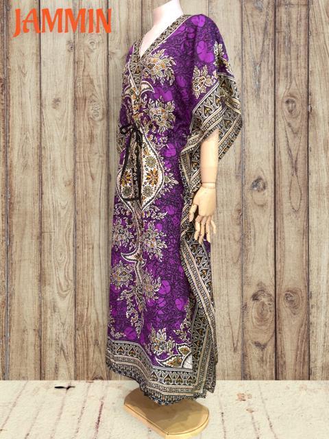 アジアンペーズリー柄ロングワンピ パープル 紫 アジアン エスニック ヒッピー < 女性ファッション アジアンペーズリー柄ロングワンピ パープル 紫 アジアン エスニック ヒッピー < 女性ファッションの