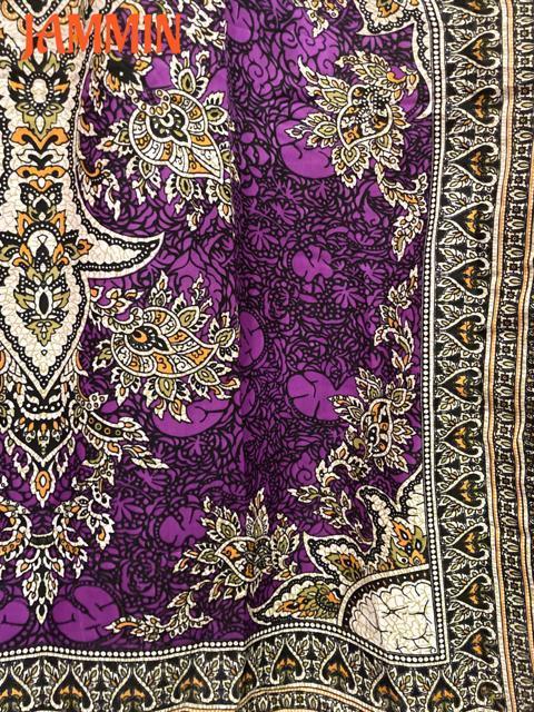 アジアンペーズリー柄ロングワンピ パープル 紫 アジアン エスニック ヒッピー < 女性ファッション アジアンペーズリー柄ロングワンピ パープル 紫 アジアン エスニック ヒッピー < 女性ファッションの