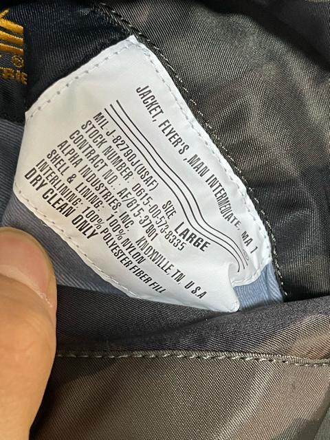 ALPHA INDUSTRIES �A���t�@�C���_�X�g���[�Y �J���� MA-1 �t���C�g�W���P�b�g �i�C�����W���P�b�g ���� �J�[�L �� �u�����h�� 