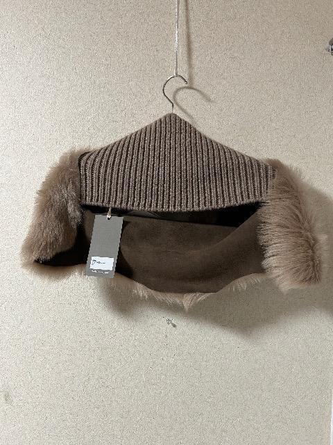 3.6万新品タグ付きGUSHLOW COLE★シープ毛皮+ウールニットドッキングスヌード < 女性ファッション 3.6万新品タグ付きGUSHLOW COLE★シープ毛皮+ウールニットドッキングスヌード < 女性ファッションの