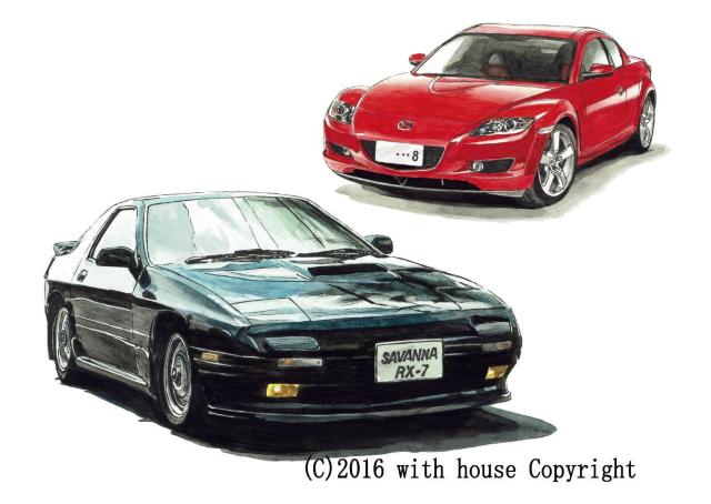 NC-313サバンナRX-7/RX-8限定版画サイン額装作家平右ヱ門 < 自動車/バイク NC-313サバンナRX-7/RX-8限定版画サイン額装作家平右ヱ門 < 自動車/バイク