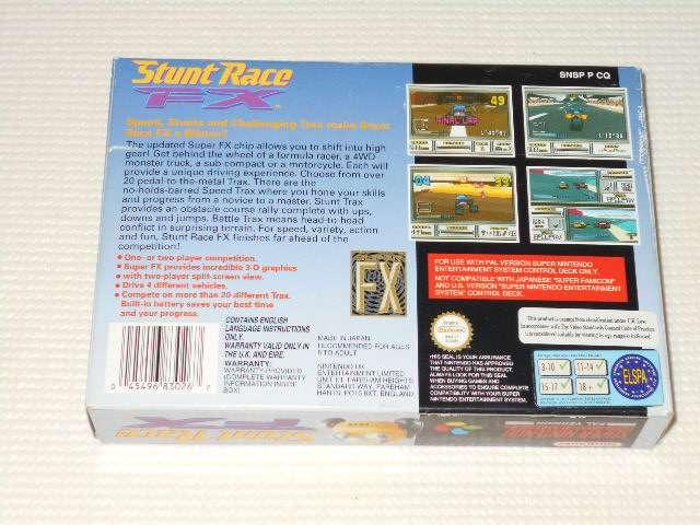 SFC★STUNT RACE FX SNES 海外版 < ゲーム本体/ソフト  SFC★STUNT RACE FX SNES 海外版 < ゲーム本体/ソフトの