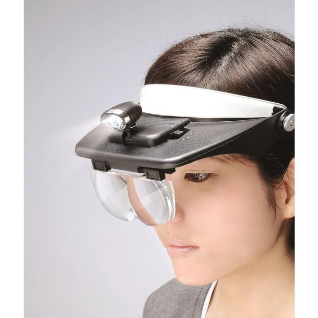 ヘッド ルーペ(拡大鏡) KHD-50N BK(ブラック) ケンコートキナー < インテリア/ライフ ヘッド ルーペ(拡大鏡) KHD-50N BK(ブラック) ケンコートキナー < インテリア/ライフの