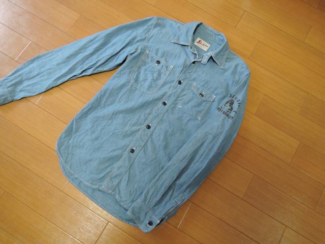 ヒステリックグラマーHYSTERIC GLAMOURデニムシャツM赤耳 < ブランド  ヒステリックグラマーHYSTERIC GLAMOURデニムシャツM赤耳 < ブランドの