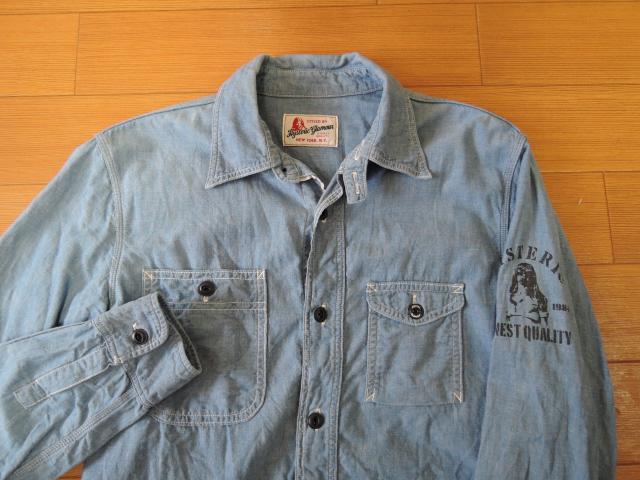 ヒステリックグラマーHYSTERIC GLAMOURデニムシャツM赤耳 < ブランド  ヒステリックグラマーHYSTERIC GLAMOURデニムシャツM赤耳 < ブランドの