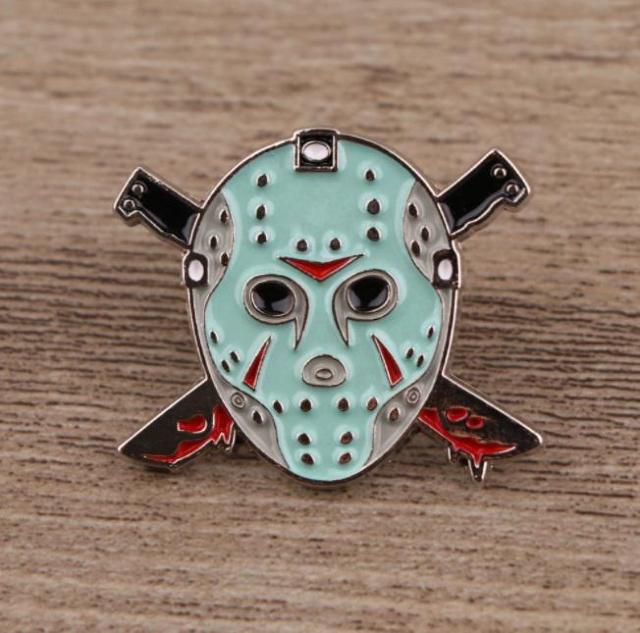 新品 13日の金曜日 ジェイソン ピンブローチ ピンバッジ  < 男性アクセサリー/時計  新品 13日の金曜日 ジェイソン ピンブローチ ピンバッジ  < 男性アクセサリー/時計の