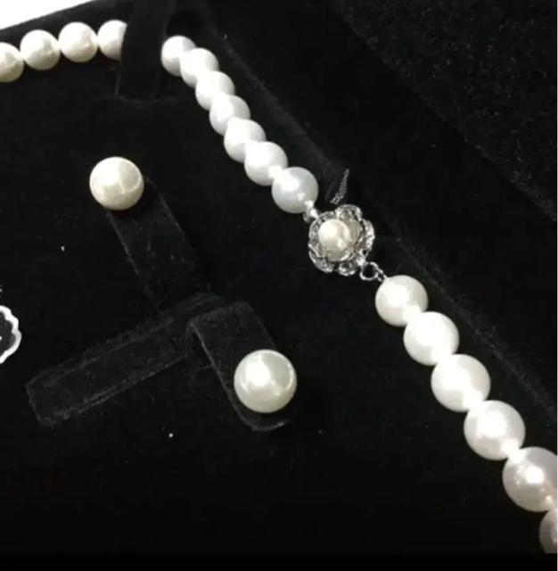 最高級本貝パール ネックレス ピアスセット /イヤリングに変更も可能ですケース付 < 女性アクセサリー/時計 最高級本貝パール ネックレス ピアスセット /イヤリングに変更も可能ですケース付 < 女性アクセサリー/時計の