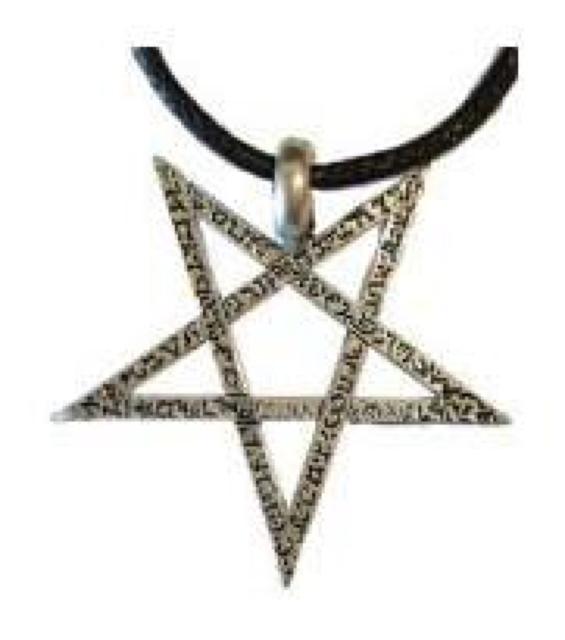 AzureGreen: Inverted Pentagram pendant < 女性アクセサリー/時計  AzureGreen: Inverted Pentagram pendant  < 女性アクセサリー/時計の
