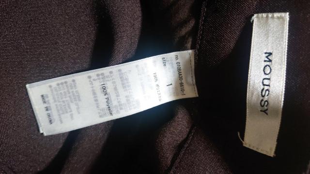  MOUSSY }EW[ Xg[g^bNpc e[p[hpc _[NuE size1 p5񖢖i  uh 