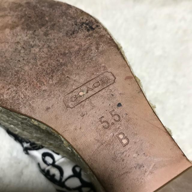 正規品 コーチ ポピー フラワープリントパンプス 5.5B 約22.5cm < ブランド  正規品 コーチ ポピー フラワープリントパンプス 5.5B 約22.5cm < ブランドの