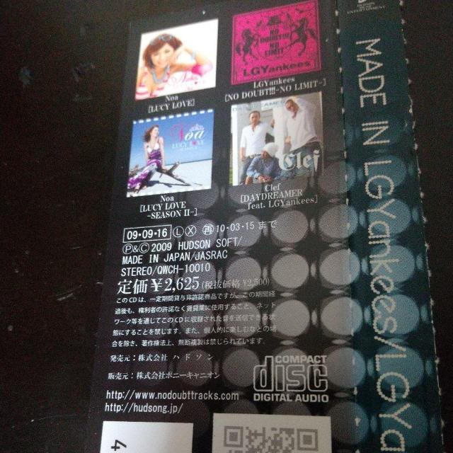 LGYankeeswMADE IN LGYankeesxR q Noa  CD/DVD/rfI 