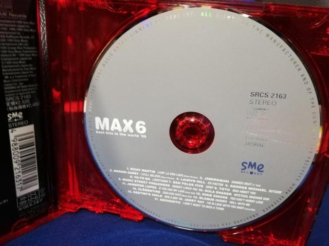 【CD】MAX6 best hits in the world '99 < CD/DVD/ビデオ  【CD】MAX6 best hits in the world '99 < CD/DVD/ビデオの