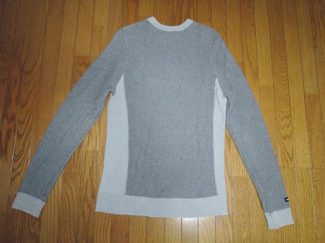 CRIMIE クライミー ダメージ加工 スウェット L 灰系 V字 SWEAT カットソー < ブランド  CRIMIE クライミー ダメージ加工 スウェット L 灰系 V字 SWEAT カットソー < ブランドの