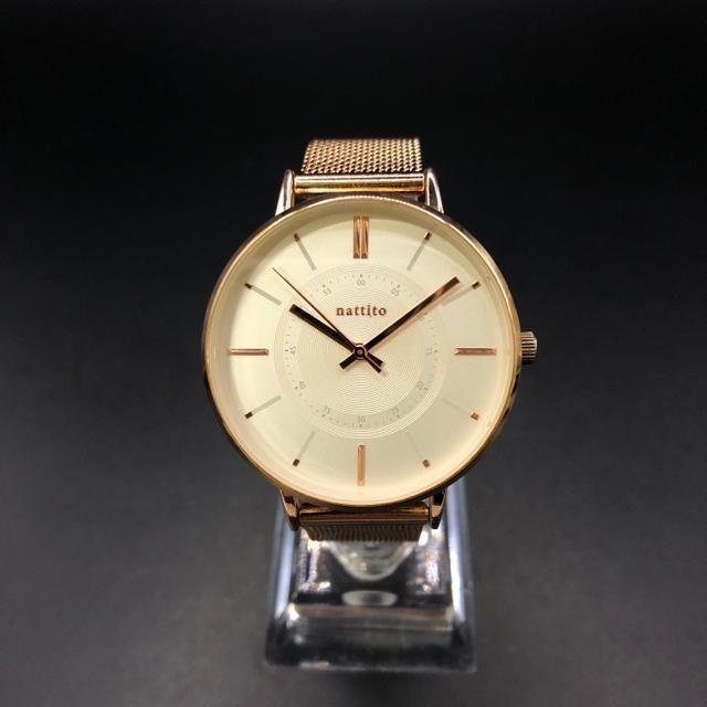 即決 nattito 腕時計 JN033 ピンクゴールド < 女性アクセサリー/時計 即決 nattito 腕時計 JN033 ピンクゴールド < 女性アクセサリー/時計の