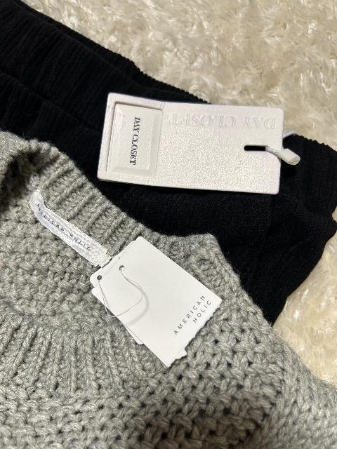 �V�i�^�O�t��AMERICAN HOLIC�E�[�����΂߃P�[�u���j�b�g& DAY CLOSET�p���c �� �����t�@�b�V������ 