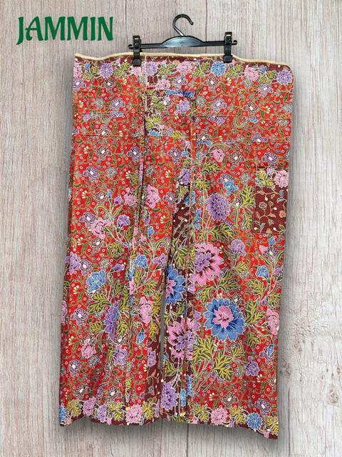 バティック花柄タイパンツ エスニック アジアン タイマッサージパンツ ヒッピー < 女性ファッション バティック花柄タイパンツ エスニック アジアン タイマッサージパンツ ヒッピー < 女性ファッションの