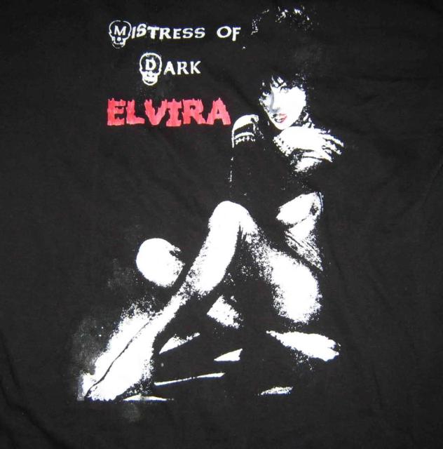 ELVIRA�@�G�����@�C���@T�V���c�@L�T�C�Y�@�O�ʃy�C���g�@L  �� �j���t�@�b�V������ 