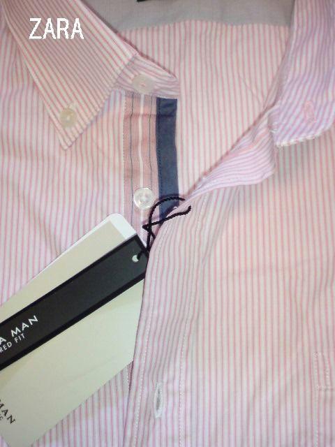 □ザラ/ZARA ピンクストライプ ビジネスシャツ/ドレスシャツ/メンズ・S☆新品 < ブランド □ザラ/ZARA ピンクストライプ ビジネスシャツ/ドレスシャツ/メンズ・S☆新品 < ブランドの