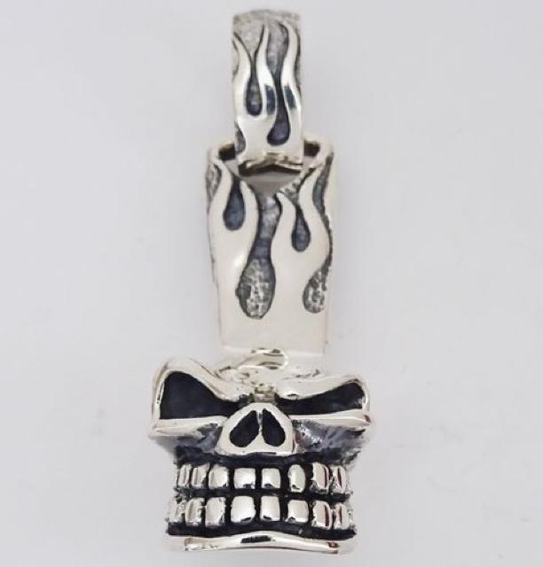 スカルジップペンダントヘッド シルバー925 < 男性アクセサリー/時計 スカルジップペンダントヘッド シルバー925 < 男性アクセサリー/時計の