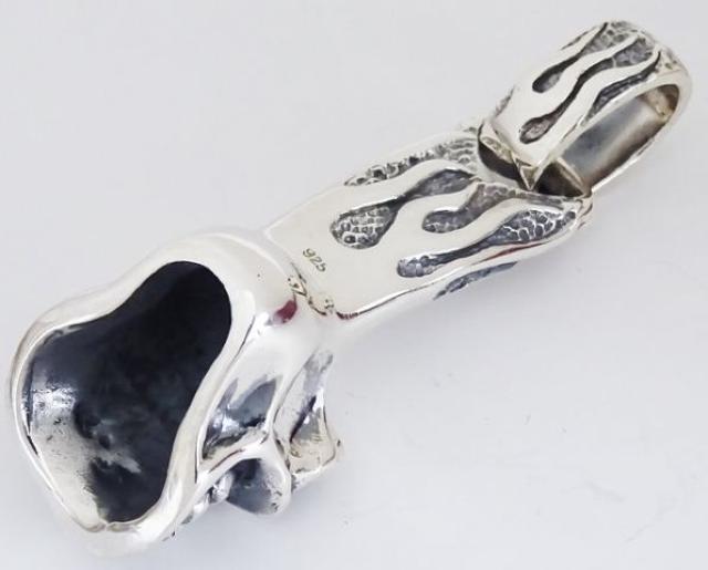 スカルジップペンダントヘッド シルバー925 < 男性アクセサリー/時計 スカルジップペンダントヘッド シルバー925 < 男性アクセサリー/時計の