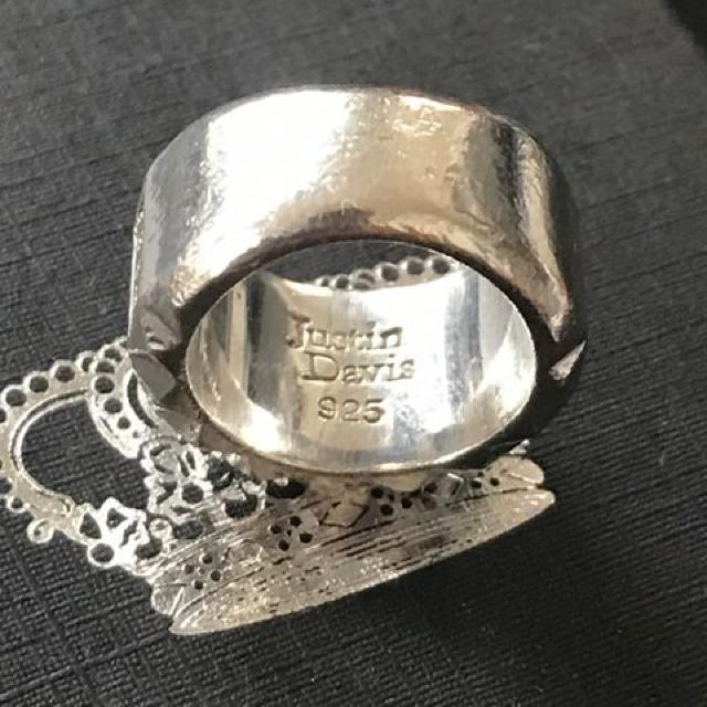 ◆希少◆JUSTIN DAVIS◆スタッズリング◆GLITZ DELUXE◆7号◆ < ブランド  ◆希少◆JUSTIN DAVIS◆スタッズリング◆GLITZ DELUXE◆7号◆ < ブランドの