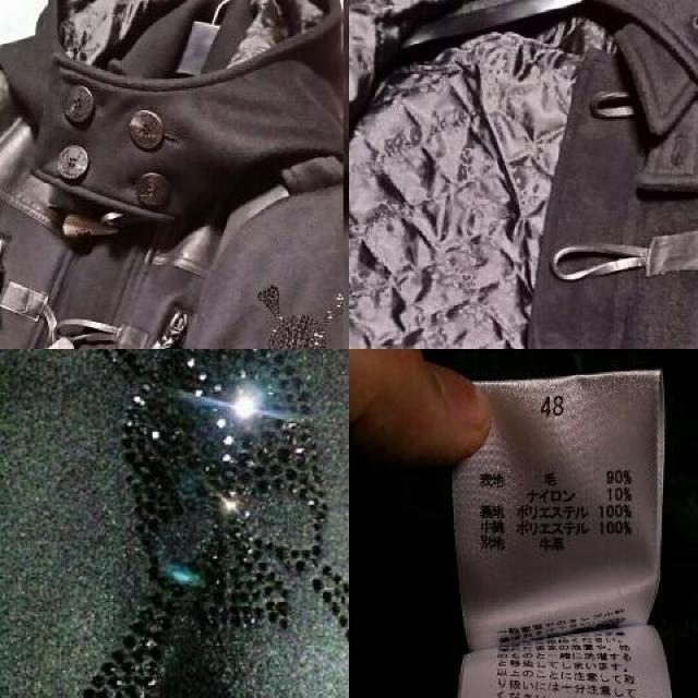 新品ROENロエン スワロフスキースカルウールダッフルコート 48 < ブランド  新品ROENロエン スワロフスキースカルウールダッフルコート 48 < ブランドの