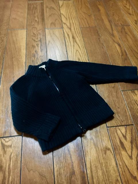 【サイズ90】TILE TOWN◆厚手◆BLACKリブ◆ジップニットジャケ < キッズ/ベビー  【サイズ90】TILE TOWN◆厚手◆BLACKリブ◆ジップニットジャケ  < キッズ/ベビーの