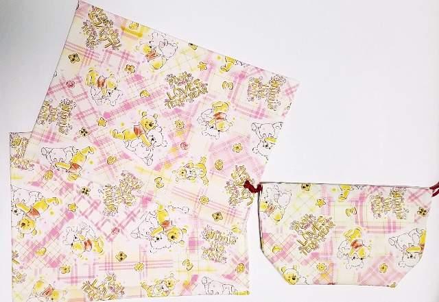 40 【本日限定】ラスト ◆ ぷーさん ランチョンマット2枚&巾着 (^o^)3点set ハンドメイド < インテリア/ライフ  40 【本日限定】ラスト ◆ ぷーさん ランチョンマット2枚&巾着 (^o^)3点set ハンドメイド  < インテリア/ライフの