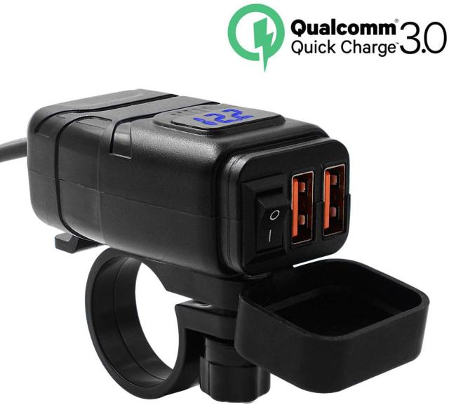 バイク オートバイ 充電器 USB電源 急速充電器 QC3.0 < 自動車/バイク バイク オートバイ 充電器 USB電源 急速充電器 QC3.0 < 自動車/バイク