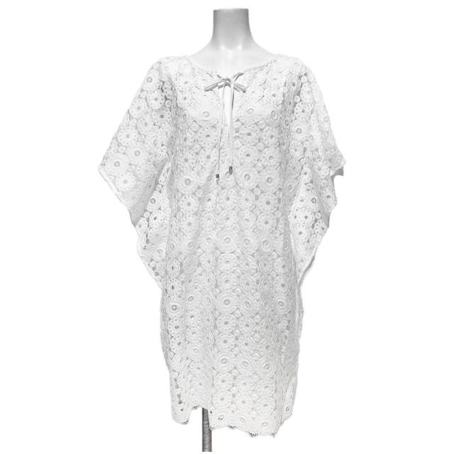 新品トリーナタークTRINA TURK総レース 半袖ワンピース 白 #S < 女性ファッション 新品トリーナタークTRINA TURK総レース 半袖ワンピース 白 #S < 女性ファッションの