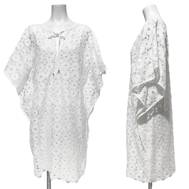 新品トリーナタークTRINA TURK総レース 半袖ワンピース 白 #S < 女性ファッション 新品トリーナタークTRINA TURK総レース 半袖ワンピース 白 #S < 女性ファッションの