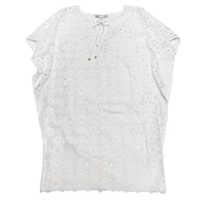 新品トリーナタークTRINA TURK総レース 半袖ワンピース 白 #S < 女性ファッション 新品トリーナタークTRINA TURK総レース 半袖ワンピース 白 #S < 女性ファッションの