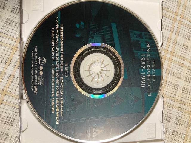 セル版CD THE ALFEE / SINGLE HISTORY III 1987-1990 アルフィー < タレントグッズ  セル版CD THE ALFEE / SINGLE HISTORY III 1987-1990 アルフィー < タレントグッズの