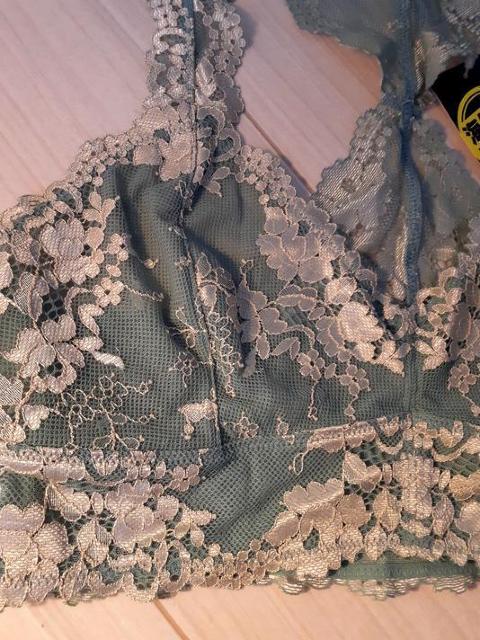 新品◆可愛い♪レース レーサーバック ブラジャー インナー ストレッチ ヨガ◆ブルーグリーン×ホワイト◆M < 女性ファッション  新品◆可愛い♪レース レーサーバック ブラジャー インナー ストレッチ ヨガ◆ブルーグリーン×ホワイト◆M < 女性ファッションの