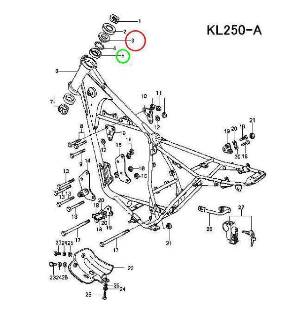 JTL KE250 KL250A XexAOER[ŐVi  /oCN