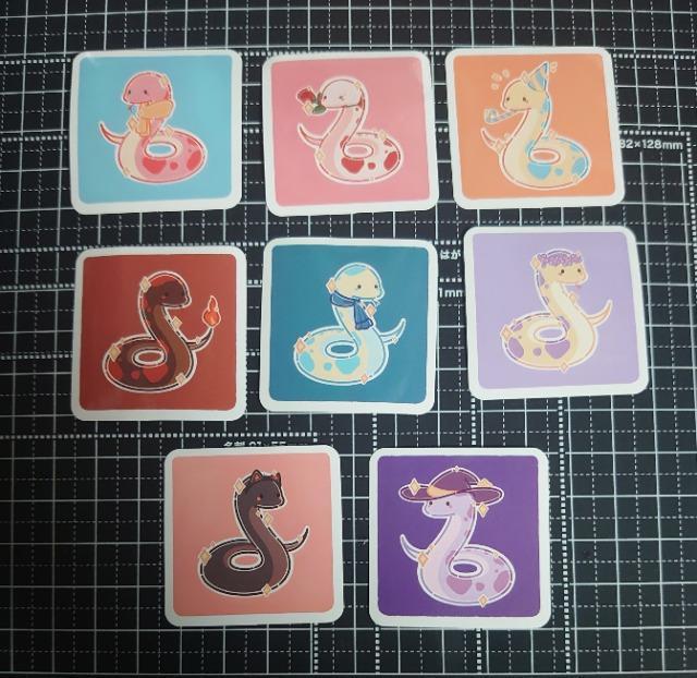 ■ちょこっとフレークシール■~ヘビさんステッカー~ < インテリア/ライフ ■ちょこっとフレークシール■~ヘビさんステッカー~ < インテリア/ライフの