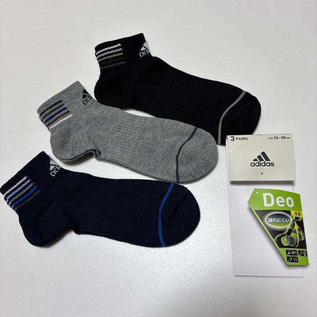 送料無料 アディダス 靴下 ソックス ショート靴下 スクールソックス スポーツ靴下 3足セット < 男性ファッション  送料無料 アディダス 靴下 ソックス ショート靴下 スクールソックス スポーツ靴下 3足セット  < 男性ファッションの