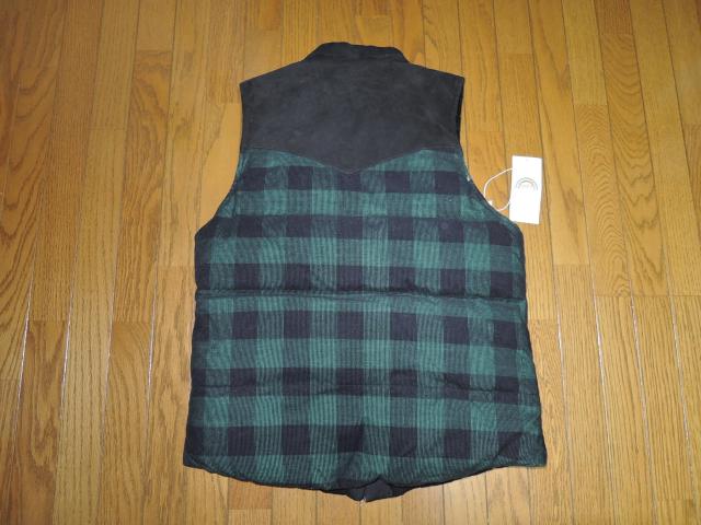 MARBLES マーブルズ リバーシブル ベスト M 黒緑系 中綿ベスト VEST レザー チェック柄 ダウン スタッズ TMT < ブランド  MARBLES マーブルズ リバーシブル ベスト M 黒緑系 中綿ベスト VEST レザー チェック柄 ダウン スタッズ TMT < ブランドの