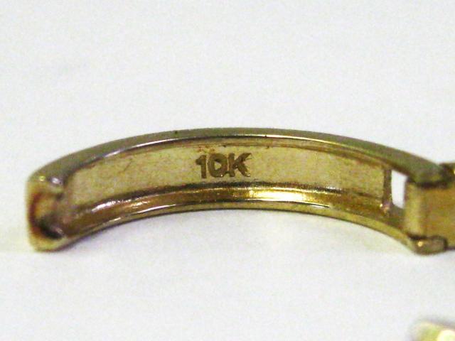 極美品10K 10金イエローゴールド 片ピアス スナップ ピアス ジルコン7ヶ入 < 女性アクセサリー/時計  極美品10K 10金イエローゴールド 片ピアス スナップ ピアス ジルコン7ヶ入 < 女性アクセサリー/時計の